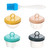 4Pcs Egg Cooker with Brush, Egg Poachers, Hard Boiled Egg Maker,Boiled Egg Cooker without Shell, BPA Free Non-Stick Egg Poacher, Fast Poaching Egg Cooker for Hard Boiled Eggs