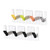 Angoily 2pcs Piano Hook Heavy Duty Storage Rack Wall Mounted Hooks Heavy Duty Coat Rack Piano Wall Hook Keys Coat Hanger Sticky Hook Coat Hooks Wall Mounted Wall-Mounted Hook Bath Towel Pp