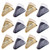 TENDYCOCO 40Pcs Clear Plastic Cake Slice Containers with Stickers - Individual Disposable Triangle Cake Boxes for Cheesecake, Pie, Desserts(14CM)