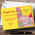 Yellow Cake Balloons Personalized Party Thank You Cards