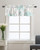 Yun Nist Window Valance Curtain Sea Turtle Coral Shell Starfish Valances for Kitchen Windows,Underwater World Creatures Star Rod Pocket Short Curtains for Bedroom,Bathroom,Living Room 42x12Inch