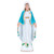 PRETYZOOM Virgin Mary Figurine Blessed Virgin Mary Statue Plastic Catholic Sculpture Religious Style Lady of Grace Statuette for Desktop Church Decor