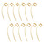 Happyyami Cupcake Toppers Party 50pcs Bamboo Cocktail Toothpick Fruit Sticks Cocktail Picks Skewers Food Picks Wooden Toothpicks for Appetizer Drink Fruit Sandwich Party Cocktail Forks Cake Decorating