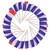 Happyyami Usa Flag 200Pcs France Flag French Toothpick Flags Small Mini Stick Flags Cupcake Toppers Cocktail Toothpick Flag for Parade Party National Day Food Cake Decoration American Flag