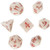 Q Workshop Classic RPG Pearl & Red Dice Set