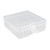 uxcell Hard Plastic Large Battery Storage Box Holder Organizer Protective Container for AAA/AA/C/D/9V Batteries