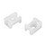 uxcell Cable Tie Mount Base Saddle Type Wire Holder Nylon 5.2mm Hole Width White 150Pcs