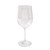 Caspari Acrylic 12oz White Wine Glass in Crystal Clear - Set of 4