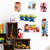 Toy Wall Decals Removable Vinyl Wall Stickers Cartoon Room Decals Peel and Stick Mural for Girls Kids Children Bedroom Living Room Baby Nursery Decoration