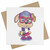 Azeeda 'Cute puppy' Blank Greeting Card (GC00049513)