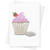 Azeeda Large (A4) 'Strawberry cupcake' Blank Greeting Card (GC00050408)