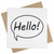 'Hello Speech Bubble' Blank Greeting Card (GC00050553)