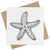 Azeeda 'starfish' Blank Greeting Card (GC00051377)