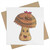 Azeeda 'Happy Mushroom' Blank Greeting Card (GC00052739)