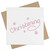 Azeeda 'Christening' Blank Greeting Card (GC00053569)