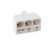 THE CIMPLE CO - Telephone Splitter 2 Line Adapter | Dual Line Separator | 4 Conductor Connector  One Pack - (White)
