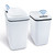 BIGEBAN Touchless Bathroom Trash Can with Lid, Slim Smart Garbage Can, Automatic Motion Sensor Trash Can for Bathroom, Kitchen, Office, Bedroom, Living Room, Toilet ?3.5 Gallon & 2.5 Gallon?