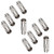 XMSJSIY BNC Female to Female Barrel Connector BNC Coupler Straight Extender Adapter for CCTV Camera Survelliance System -10 Pcs