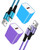 4Pack Google 7 Charger, USB C Fast Charging for Pixel 8 Pro 7a 6 6a 5 5a, Samsung Galaxy S24 A14 5G A54 A04S A13 A03S A12 A23 S23 S22 Wall Charger + Android USB C Cable USBC Cube, C Type Block Cord