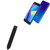 BoxWave Stylus Pouch Compatible with BLU Studio X10 (2022) - Stylus PortaPouch, Stylus Holder Carrier Portable Self-Adhesive for BLU Studio X10 (2022) - Jet Black