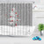 LB Winter Snow Shower Curtain Set Cardinal Birds on Tree Snowy Forest Shower Curtains for Bathroom Decorations Set with Hooks 72x72 inch Waterproof Polyester Fabric