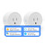 Smart Plug Mini HomeKit, Smart WiFi Outlet Socket Support Apple HomeKit, Amazon Alexa and Google Assistant Voice Control Plug with Timer Function and Group Control Apple MFi Certified No Hub Required