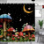 APROPHIC Mushroom Shower Curtain Retro Boho Moon Stars Butterfly Funky Vintage Cute Flower Bathroom Curtain Polyester Waterproof Fabric Decor with 12 Hooks,72"*72"