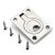 Lind Kitchen 1pc 2.5x1.8 Inch Flush Pull Handle 304 Stainless Steel Recessed Boat Hatch Latch Cabinet Flush Mount Lifting Ring Pull Handle