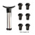 Wine Saver Pump with 6 Vacuum Bottle Stoppers, Echeer Wine Saver Vacuum Pump Preserver and Rubber Wine Stopper Set to Remove Air and Vacuum Seal Open Wine Bottle