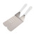 Steak Spatulas 2pcs Stainless Steel Frying Spatula Cooking Turner Kitchen Flat Flipper Slotted Spatula Fish Spatula Wok Spatula for Pancake Burger Baking
