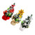 BESTOYARD 3pcs Mini Christmas Tree Tablescape Decor Artificial Christmas Tree Miniture Decoration Table Top Christmas Trees with Lights Christmas Miniatures Pine Tree Decoration Small Tree