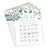 Your Main Event Prints Eucalyptus Floral Find The Guest Bingo Game for Bridal Shower, Baby Shower and Bachelorette Parties, 50 Game Cards Included