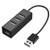 4 Ports High Speed USB 2.0 Hub Splitter Adapter Expansion for Pc Laptop Black
