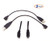Wpeng (1-Set) Up / down Micro USB Cable Cord, USB 2.0 Male to Micro USB 90 degree Angled Male Charging Cable Cord - Black