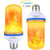 COCOMOON LED Flame Effect Fire Light Bulbs- E26 2 Pack 4 Modes with Upside Down Effect-Flame Bulb for Christmas/Halloween/Hotel/Bar Party Decoration