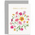 Old English Co. Floral Thinking Of You Card - Spring Colourful Flowers - Sorry, Sympathy, Your Loss, Condolences, Get Well | Blank Inside with Envelope