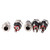 Aodesy 5Pcs 5.5mmx2.1mm Panel Mount DC Power Jack Socket Female Panel Mount Connector