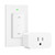 DEWENWILS Remote Control Outlet Wireless Wall Mounted Light Switch, Electrical Plug in On Off Power Switch for Lamp, No Wiring,100 Feet RF Range, FCC Listed, Programmable