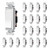 DEWENWILS Paddle Rocker Light Switch, Single Pole, On/Off Rocker Wall Switch, 120V/277V/15A, UL Listed, 20 Pack