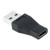 SinLoon USB C Adapter, USB 3.0 (Type-A) Male to USB3.1 (Type-C) Female Gold Plated Connector Converter Adapter (Black)