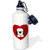 3dRose wb_201826_1 Fun Yellow Labrador Retriever Dog Riding Red Motorcycle Sports Water Bottle, 21Oz, Multicolored