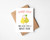 PaulDesignGifts 4 Year Anniversary Card - Great Pear Funny Love Card - Husband Or Boyfriend 4th Anniversary - Fruit Anniversary Card For Him Or Her - 4 years later Year Anniversary Card