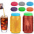 6 Pack Silicone Soda Can Lids,Can Covers,Reusable Silicone Can Covers, Can Stopper or Protector For Soda, Beer, Drink, Juice, Coke, Beverage, Fits Standard Cans (Assorted)