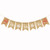 Jute Burlap HO HO HO Banner Santa Claus Snowflake Christmas Fireplace Mantel Bunting Garland Decoration
