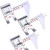 Jovitec 3 Pack Adjustable Guide Sewing Machine Presser Foot for Most Domestic Low Shank Sewing Machines