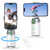 CAMOLO Auto Face Tracking Tripod 360 Rotation?Auto Face Phone Holder Smart Selfie Stick Tripod for Vlog Video Recording, with Remote No App (White)