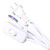 BCQLI Lamp Cord Has Button switch, Plug, Stripped Ends Ready for Wiring -6 Foot White