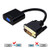 TENINYU Active DVI-D to VGA Adapter Converter - Male to Female M/F Video Adapter Cable for DVI-D Link 24+1 Systems to Connect to VGA displays