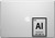Aluminum Periodic Element Science Car Tablet Art - Black Vinyl Decal for 13" Laptop