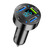 Moioee 4 Ports USB Car Charger, 66W Super Fast Charging USB QC 3.0, USB Adapter Charger with LED Voltmeter for Car Cigarette Lighter Plug, Compatible with Most Cell Phone (1, PD+QC3.0+2.4A)